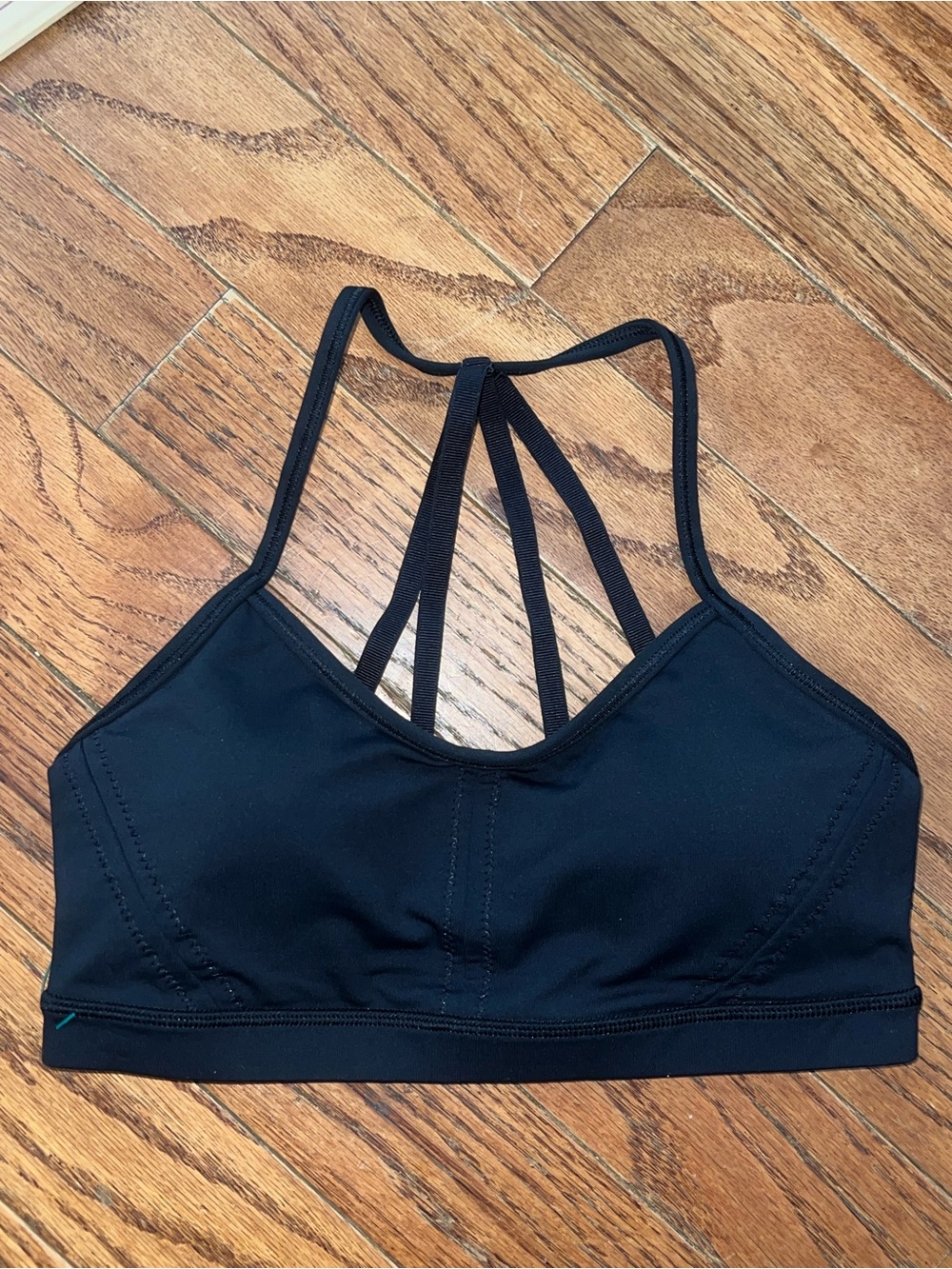 lululemon athletica Black Strappy Sports Bra Size 6